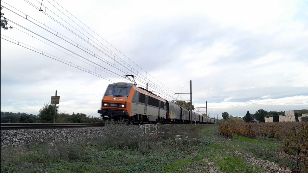 Les trains sifflent à l'approche d'Avignon