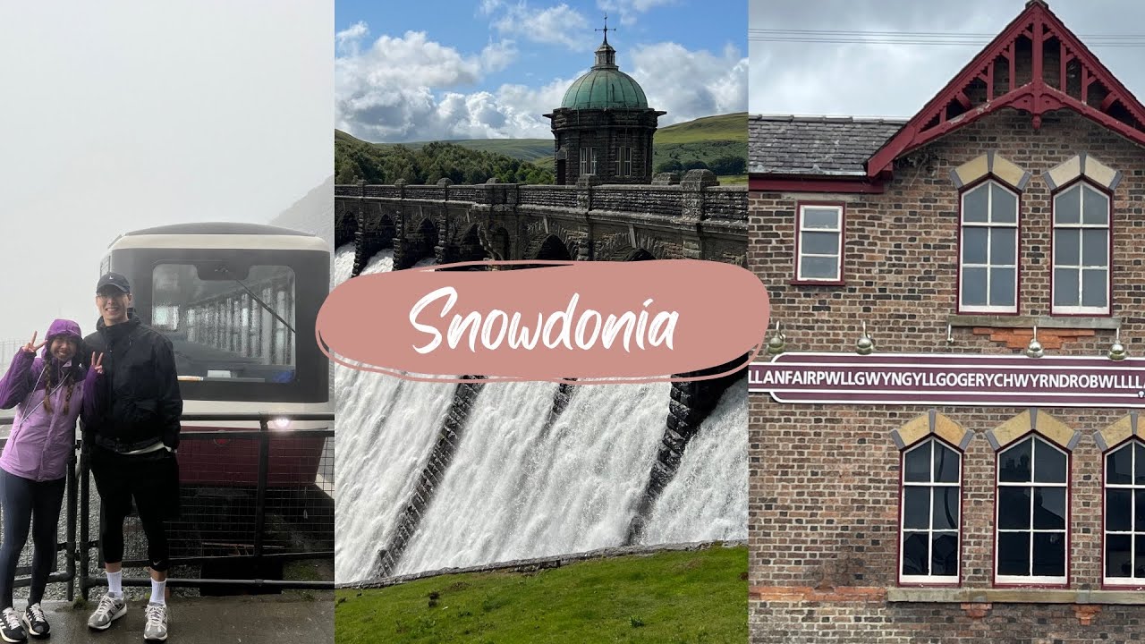 【英國旅行】|登上威爾斯最高峰Snowdon 十分驚險!! ￼| 全英國名字最長的小鎮 | 很壯觀的Elan Valley水壩 | 四日三夜Snowdonia之旅 | Vlog 30