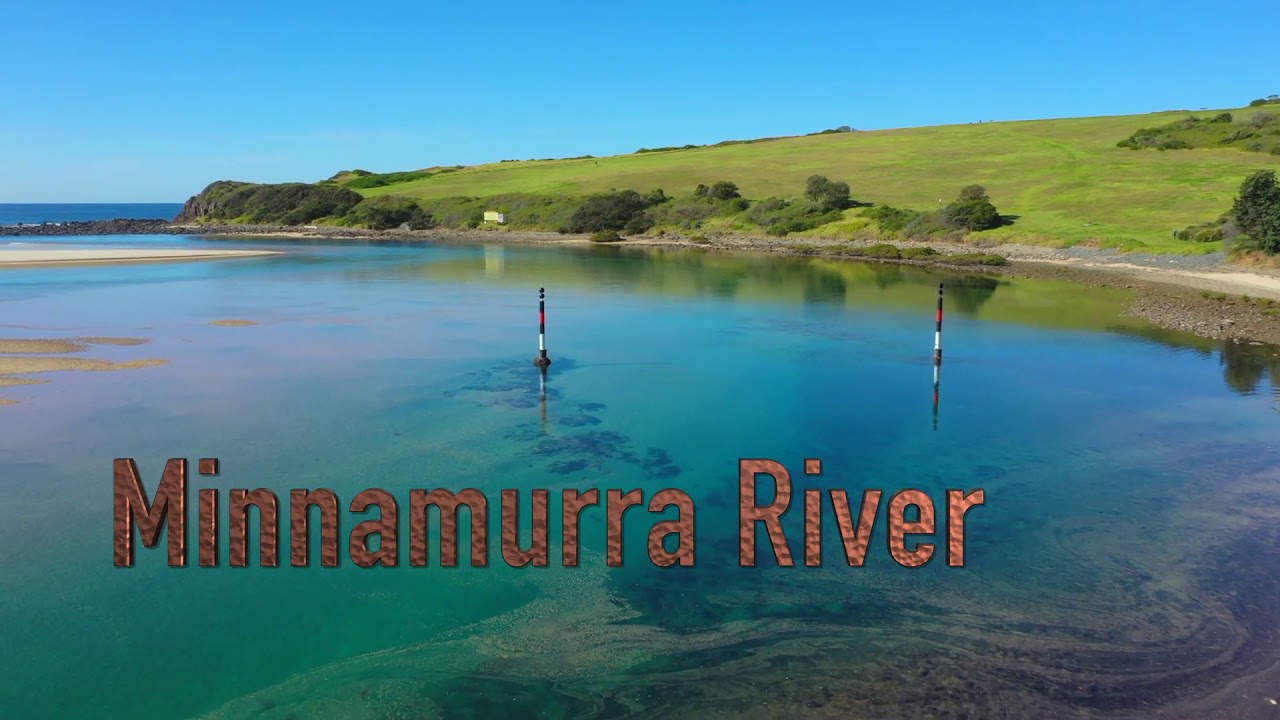 Aerial Killalea Reserve and Minnamurra River, Mavic 2Pro, NSW Australia.