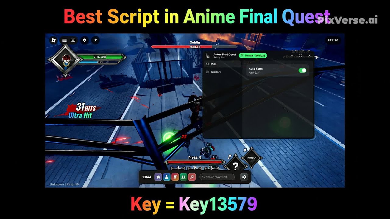 Best Script Anime Final Quest🔥🔥🎇🌈