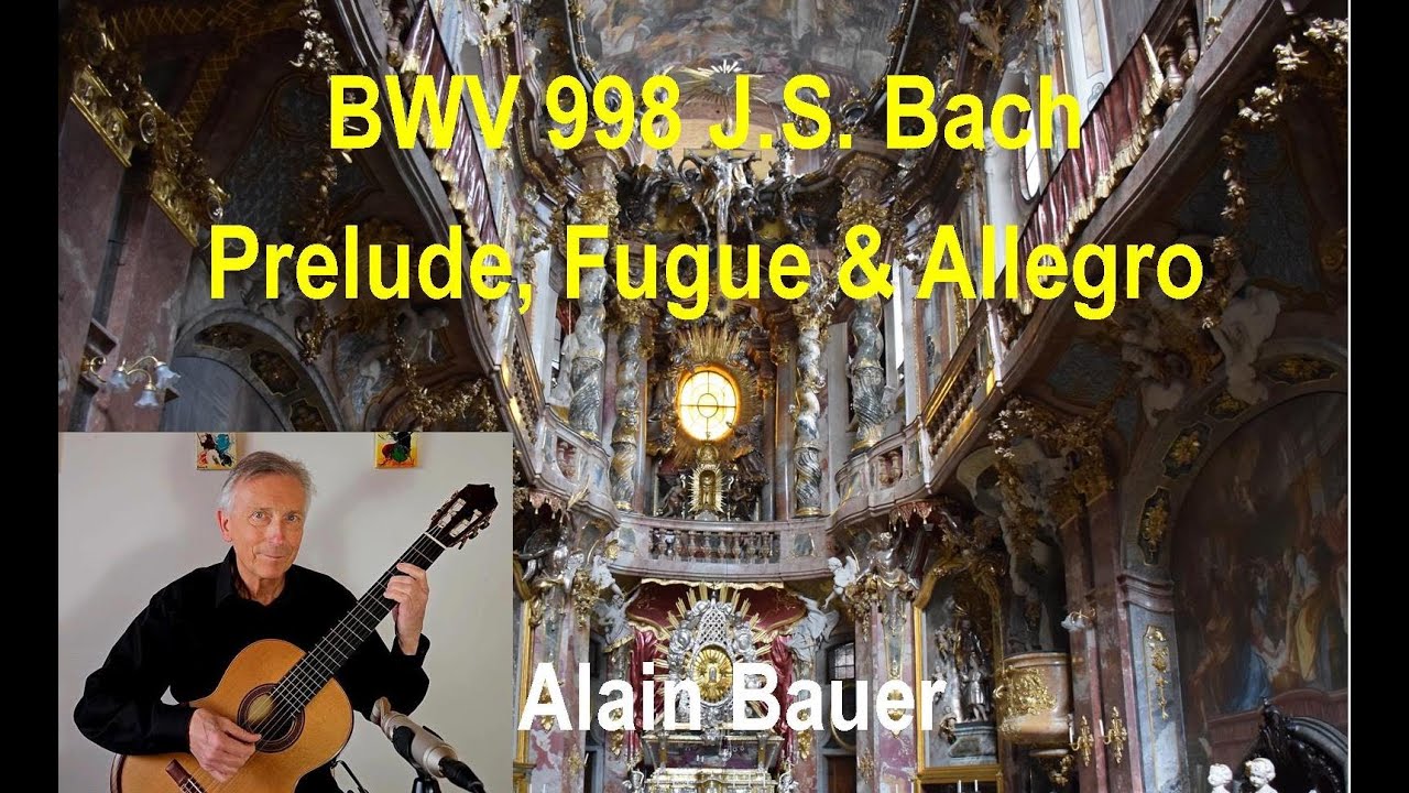 BWV 998 Prelude, Fugue & Allegro by J.S. Bach