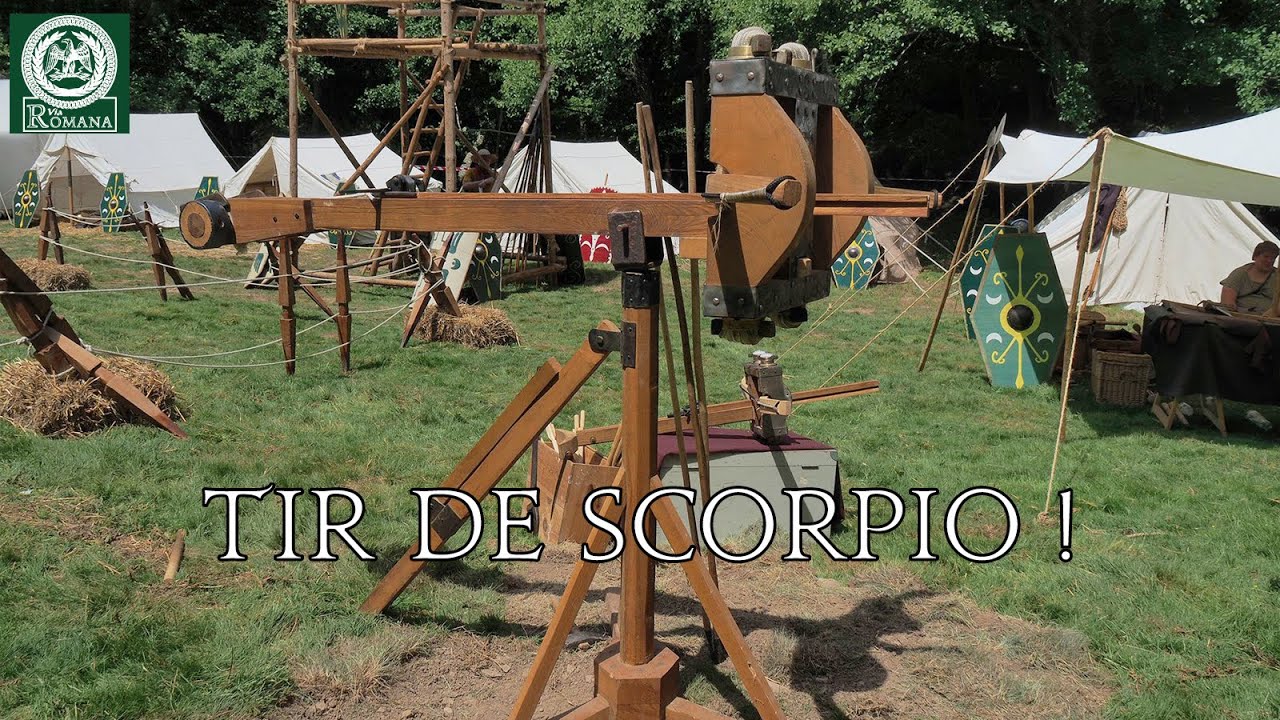 Démonstration de tir de scorpio (Festiv'Antique, Coriobona 2022)