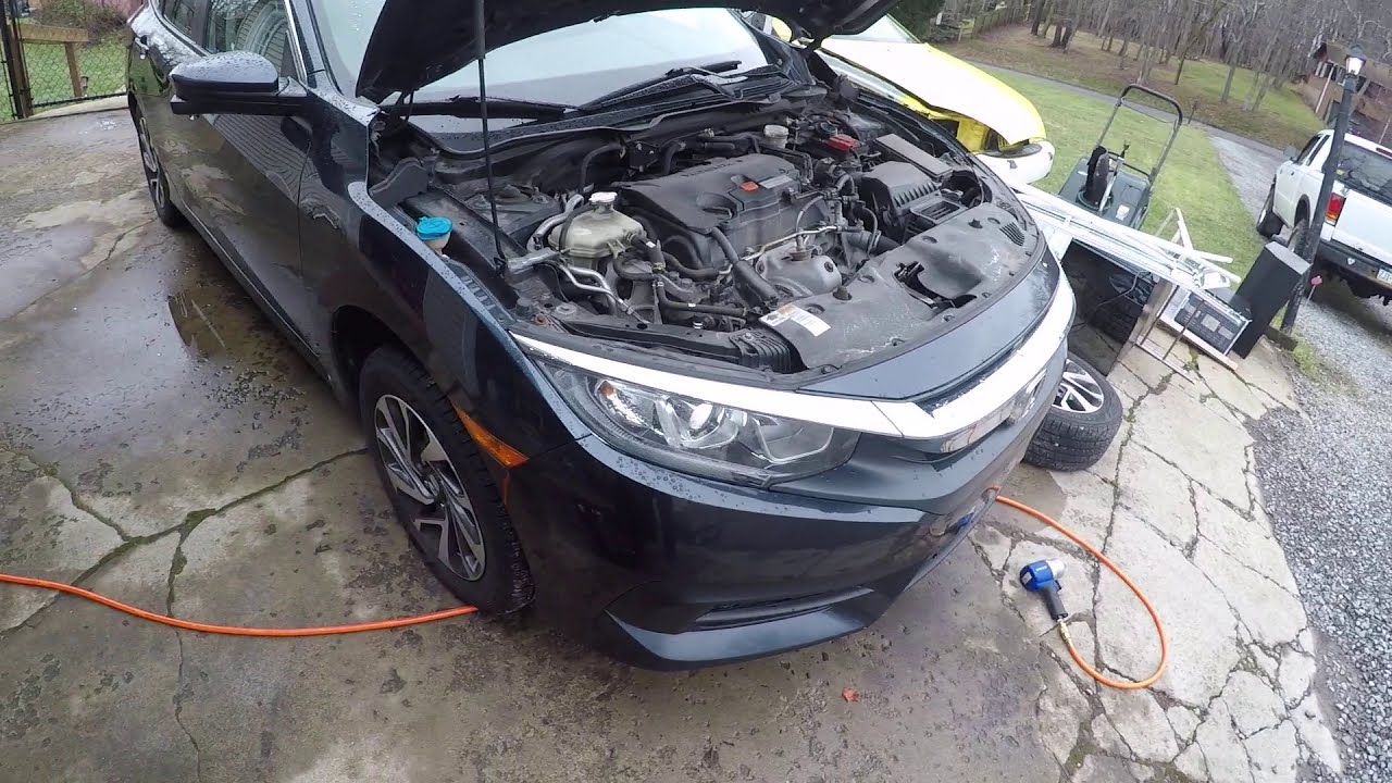 2016-2020 Honda Civic Front Brake Rotor and Pad Replacement - PART 1 REMOVAL