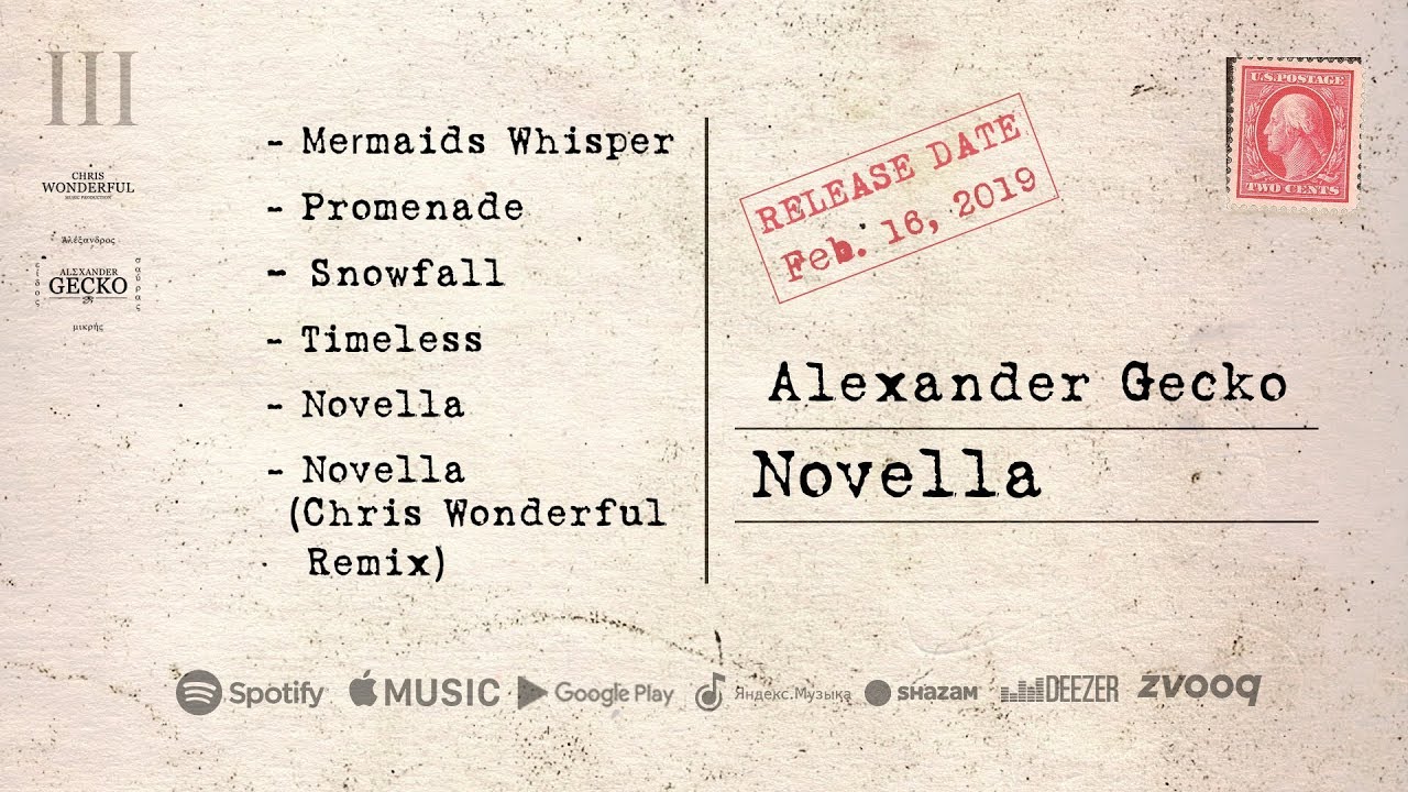 Alexander Gecko - Novella (EP) Full Mix Album