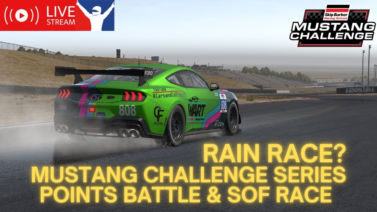 iRacing Ford Mustang Challenge at Sonoma!