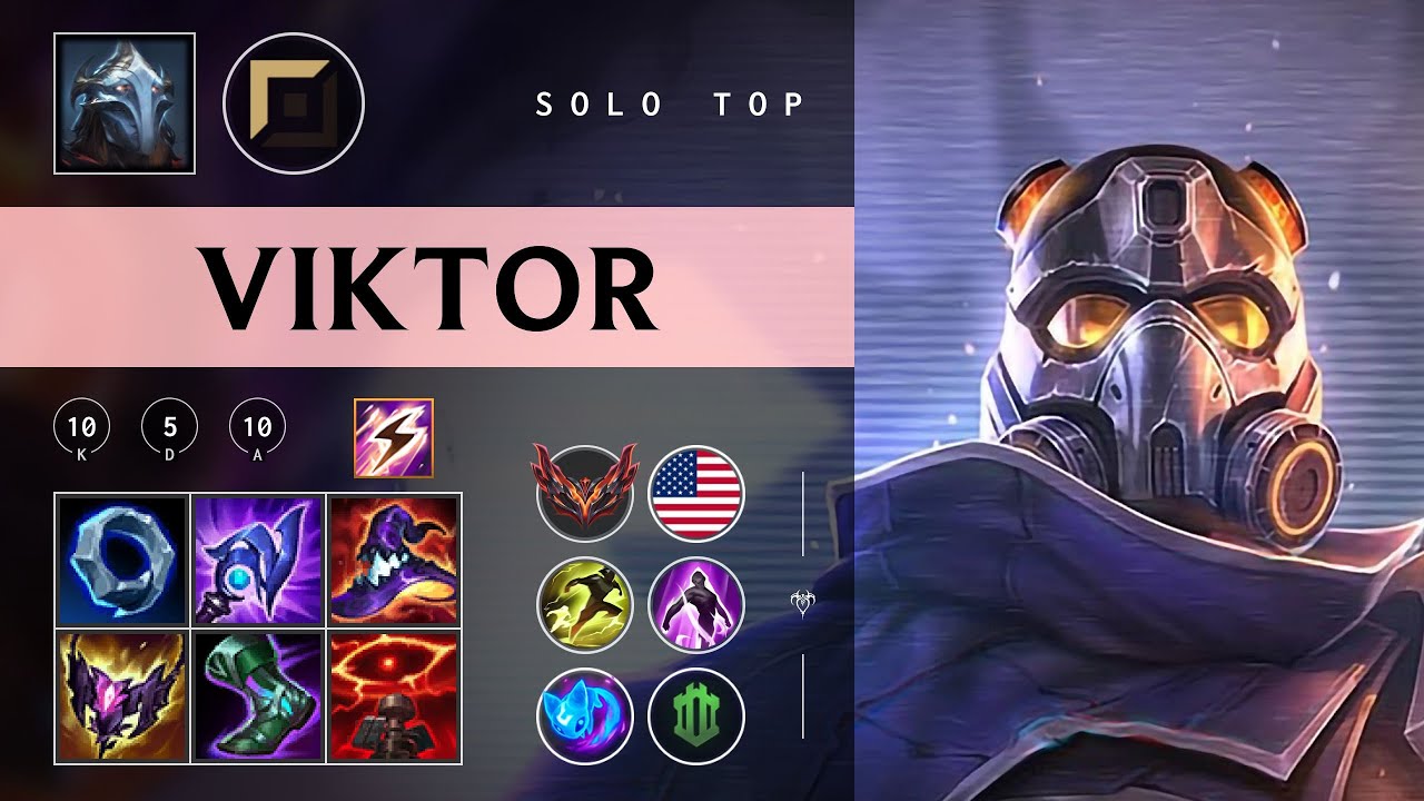 Viktor Top vs Quinn - NA Grandmaster Patch 26.01