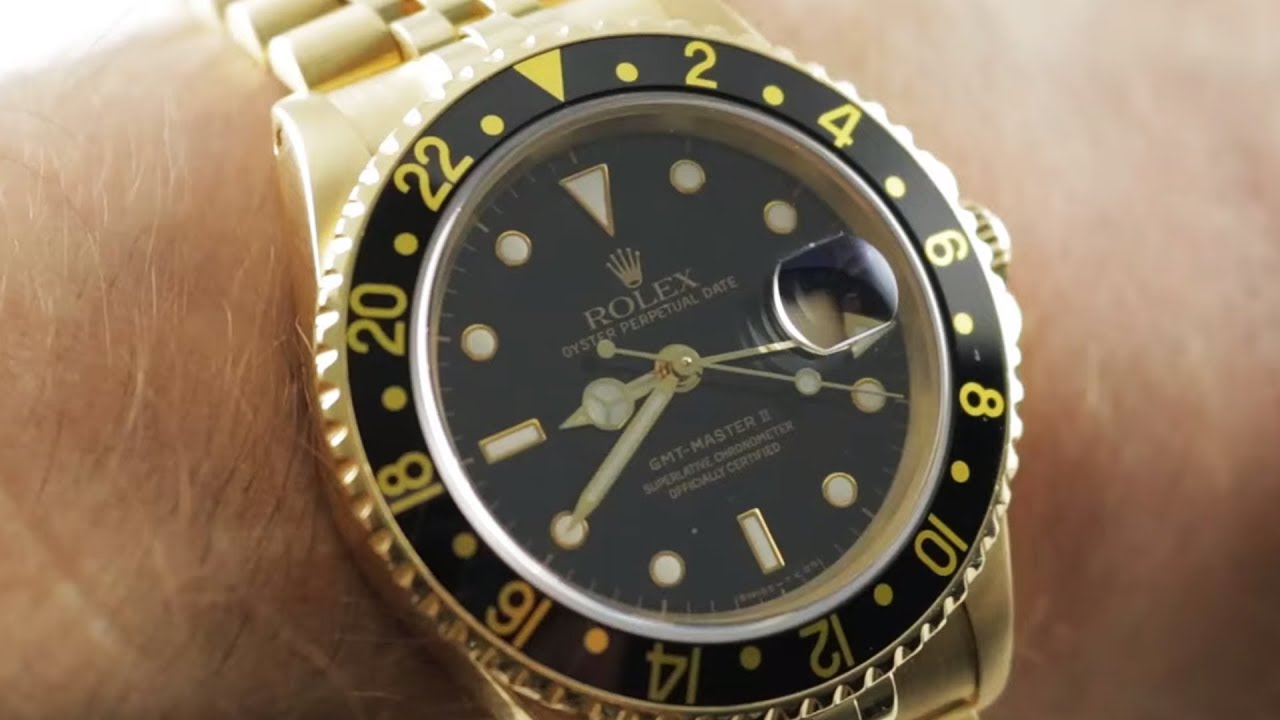 Rolex GMT Master II Jubilee 16718 Rolex Watch Review