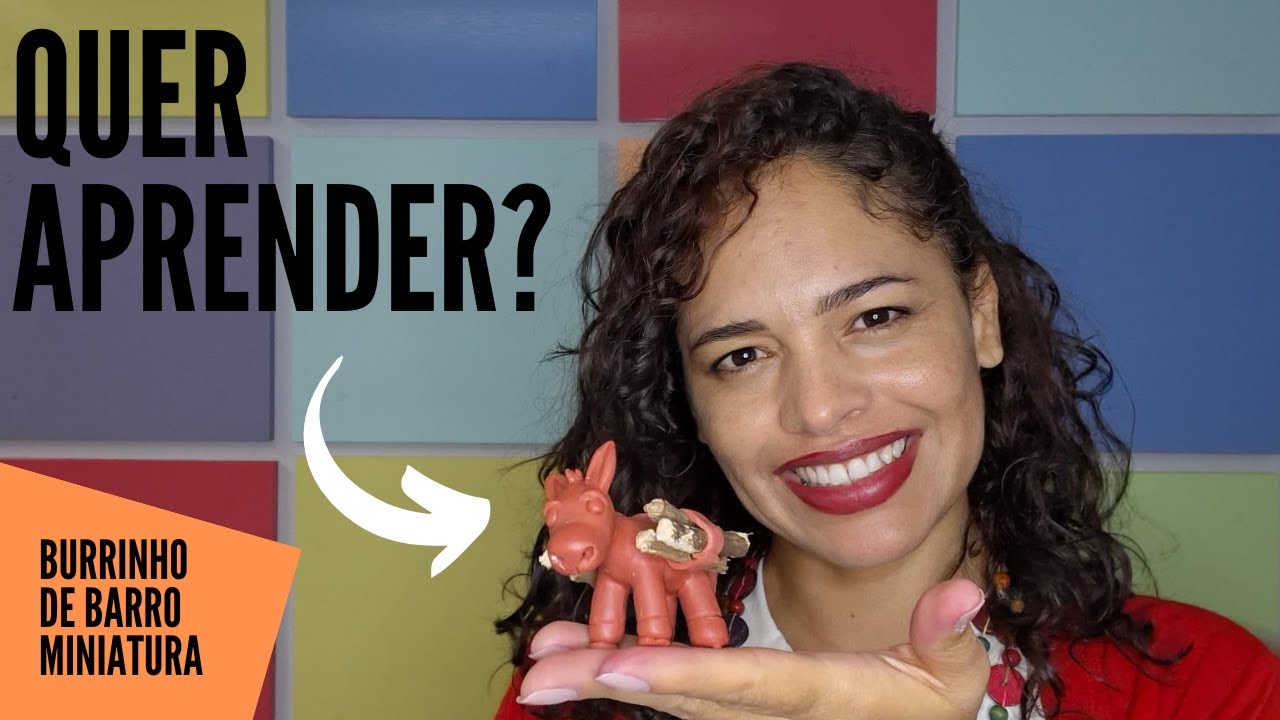 como fazer burrinho de barro miniatura