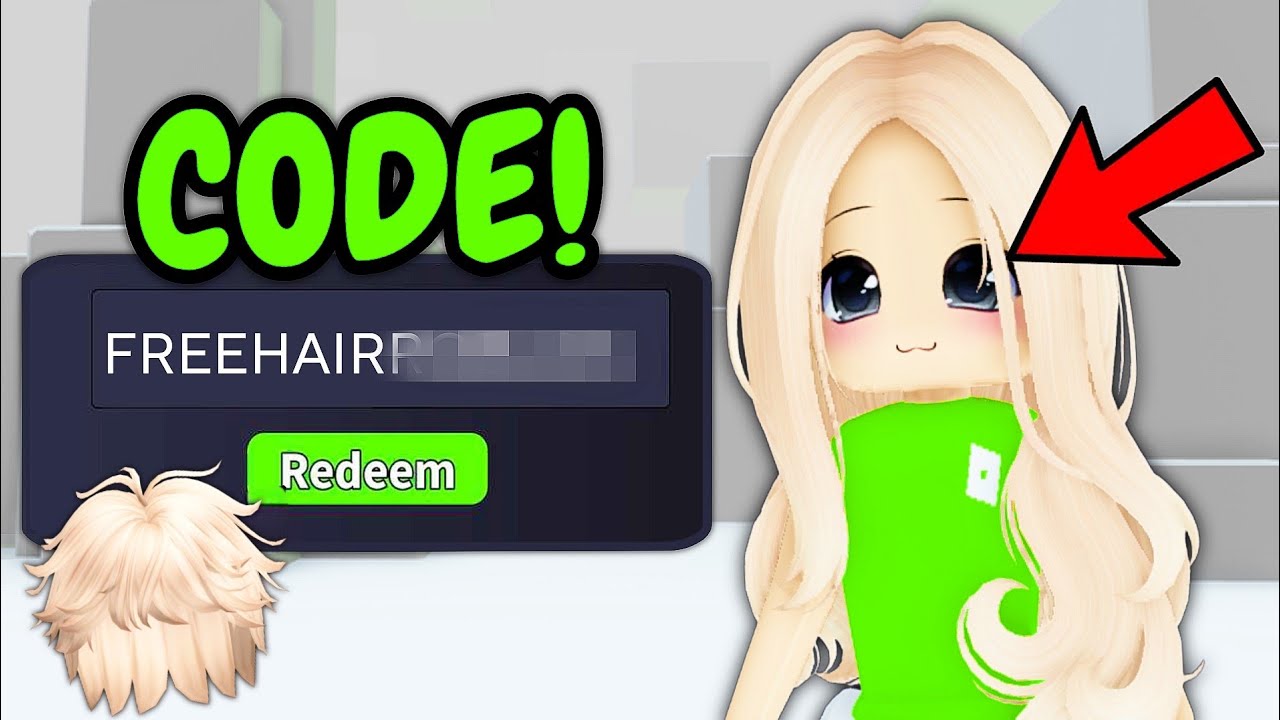 SECRET CODE For FREE HAIR! Roblox