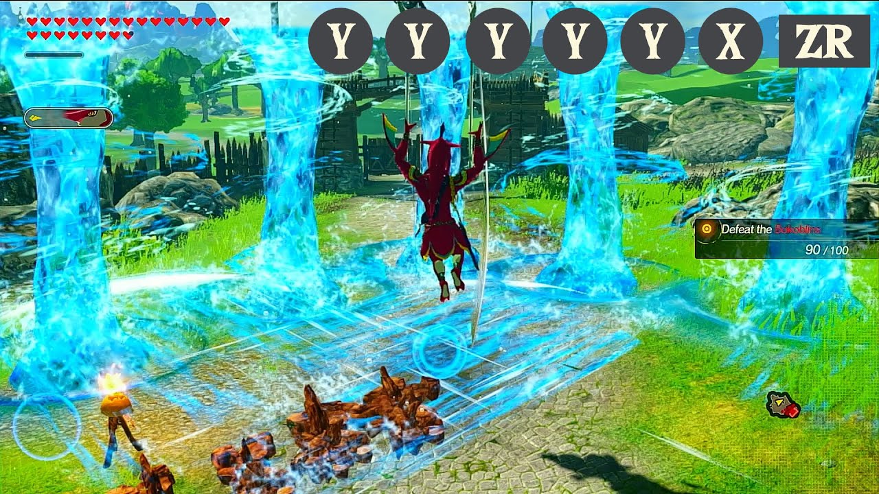 Sidon Complete Moveset - Hyrule Warriors: Age of Calamity
