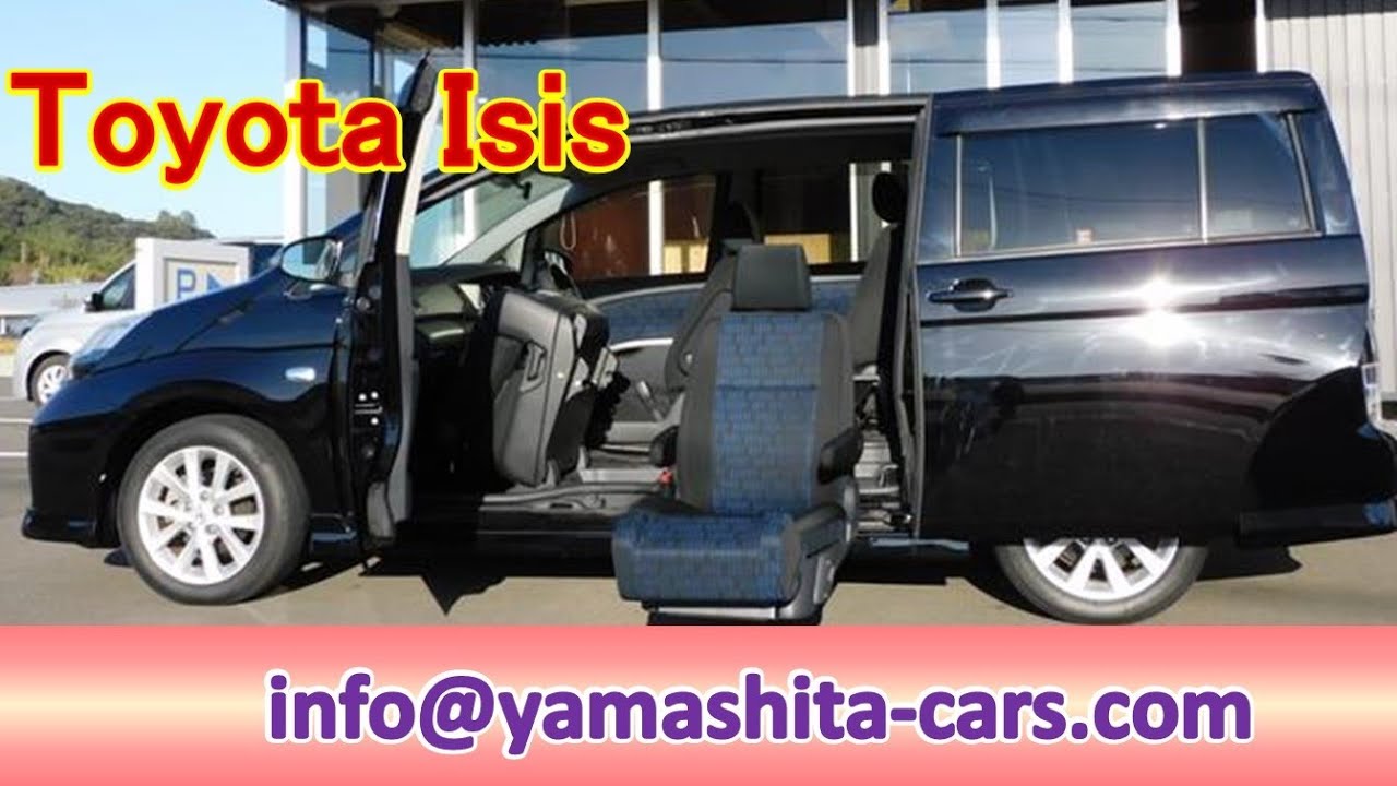 2013 Toyota Isis Disability Vehicle,Welcab, swing out seat with wheels for disabilities