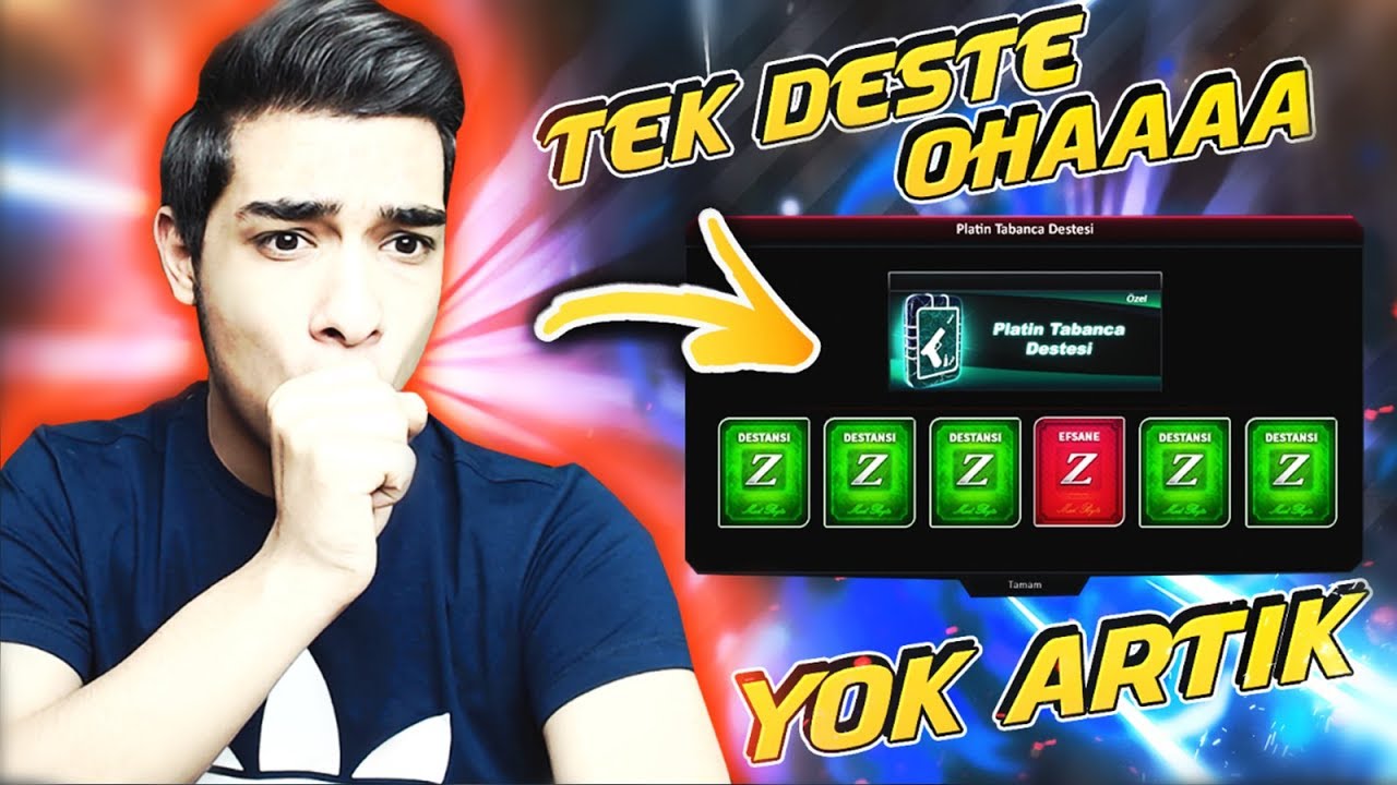 OHAA!! OYUNA YENİ GELEN PLATİN TABANCA DESTESİNDEN BÜTÜN DESTANSI KARTLARINI ÇIKARTTIM l ZULA