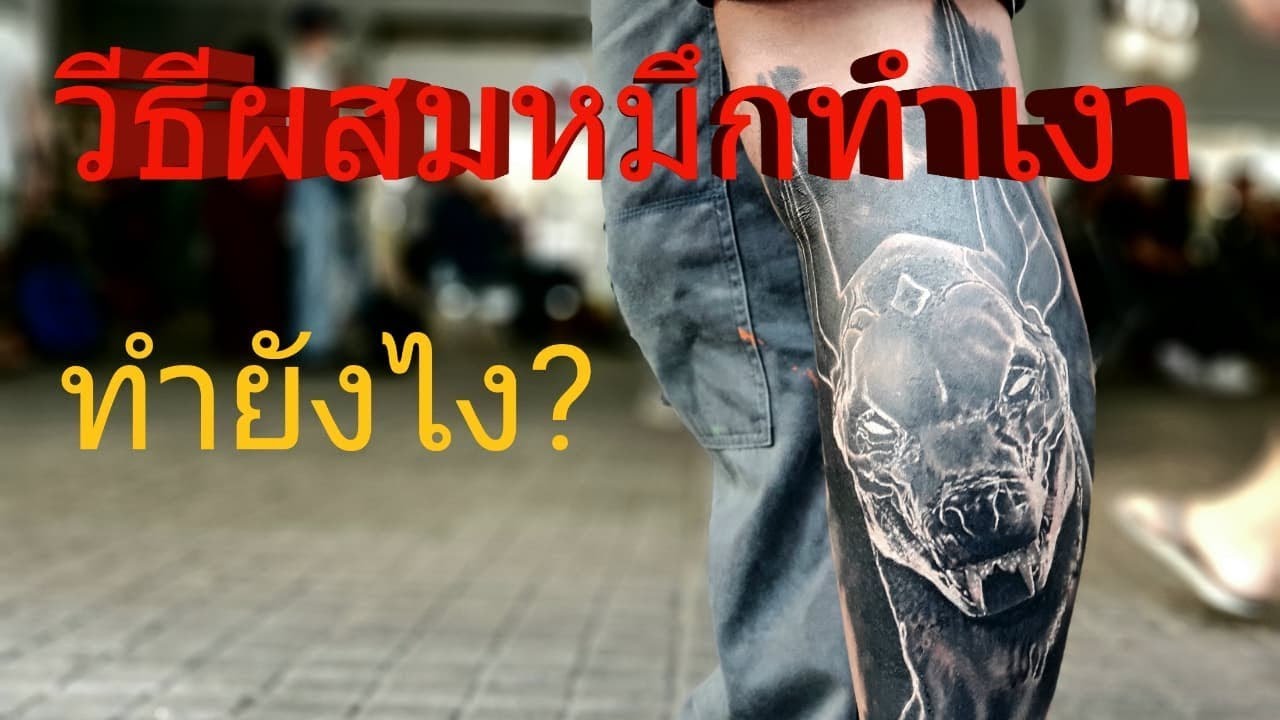 แนะนำการผสมหมึกทำเฉดเงา แบบครอบคลุม