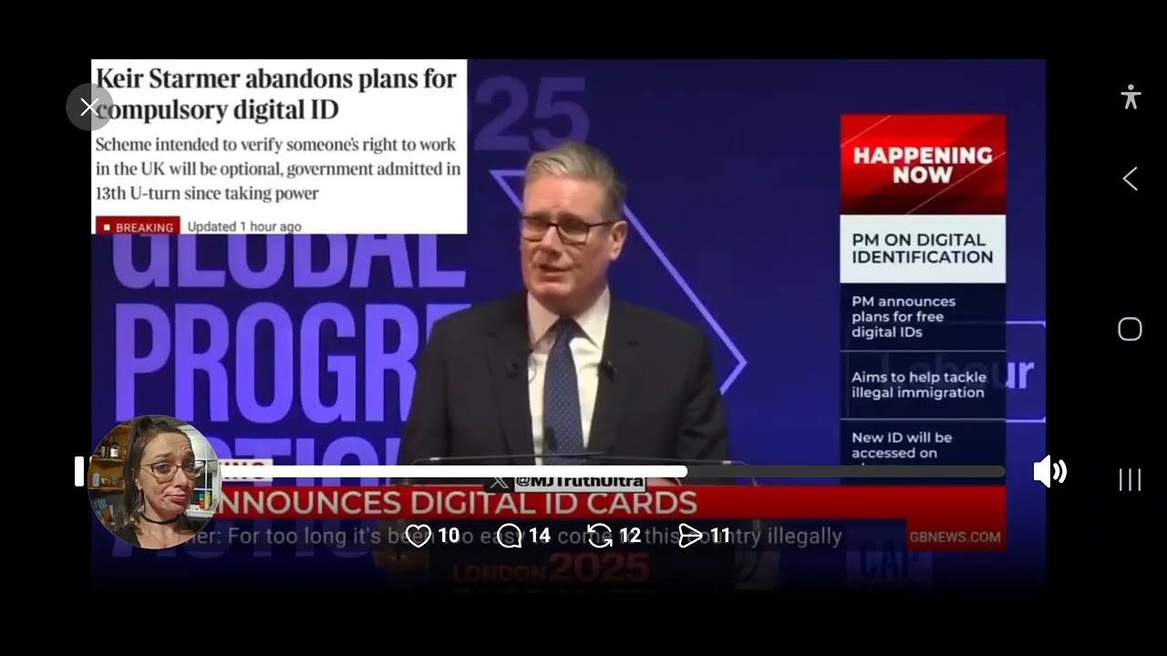 "NO RIGHT TO WORK IN UK W/O DIGITAL ID"- KEIR STARMER