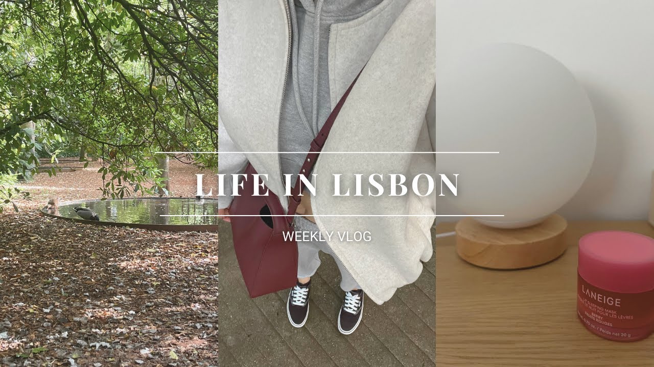 (Sub) Weekly Vlog | Autumn has finally arrived in Lisbon, productive and cosy days at home