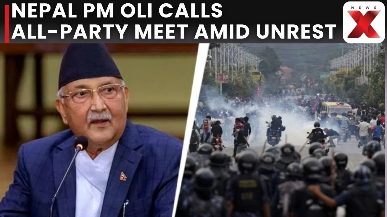 Nepal Protests: Nepal PM Oli Calls All-Party Meet Amid Unrest, Urges Citizens to Remain Calm