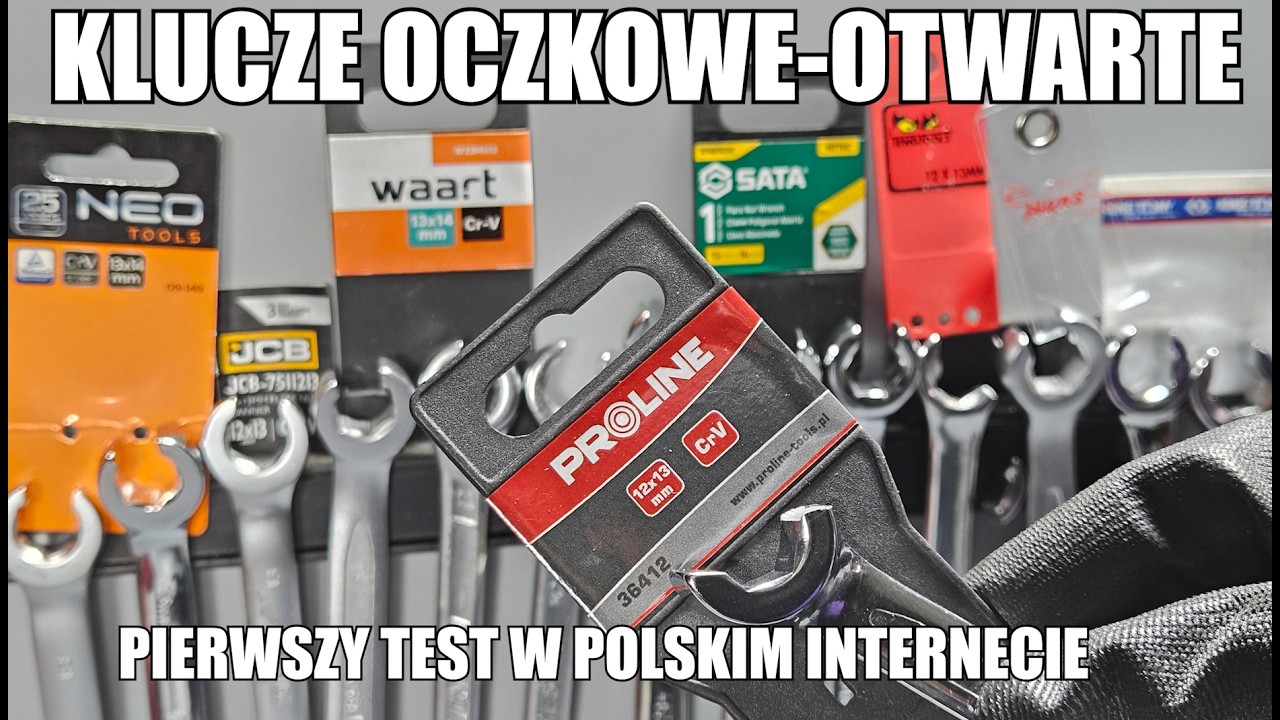 Sata? King Tony? Toptul? Test wytrzmałości kluczy oczkowo-otwartych - część 1