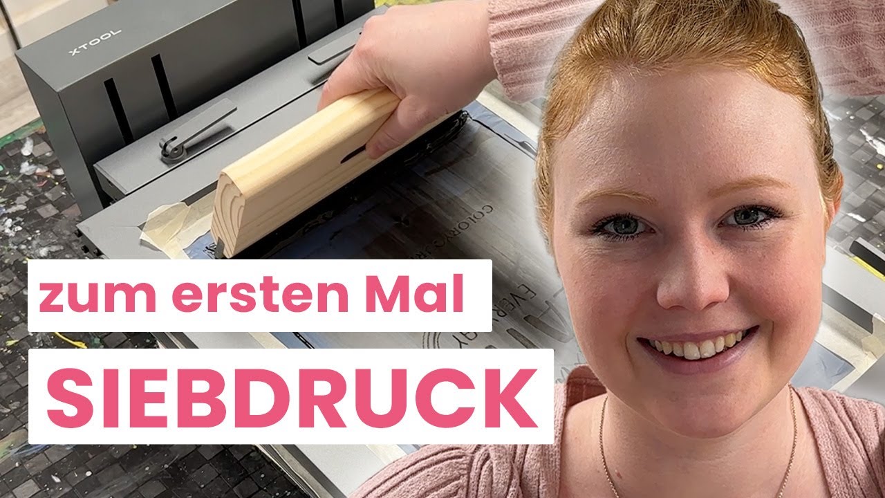 Siebdruck auch für absolute Anfänger? - mit xTool M1 Laser