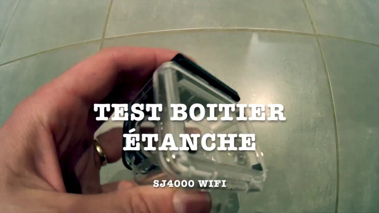 Test SJ4000 Wifi - 1 BOITIER ETANCHE