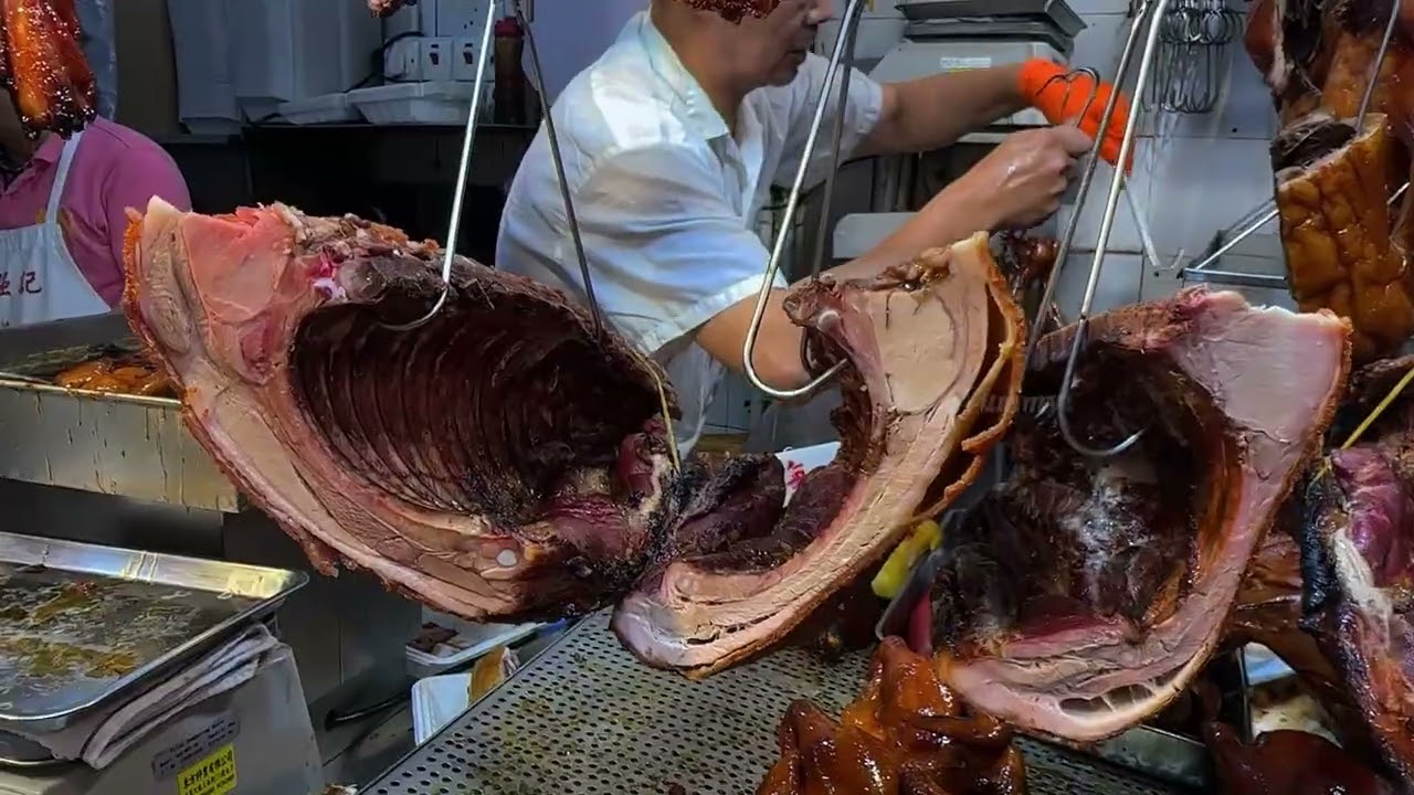【终极脆皮】一咬下去全是声音！这脆皮谁能顶得住？ #crispy pork #燒味 #food   #熱門  #美食  #asmr #推薦 #人気 #香港美食指南