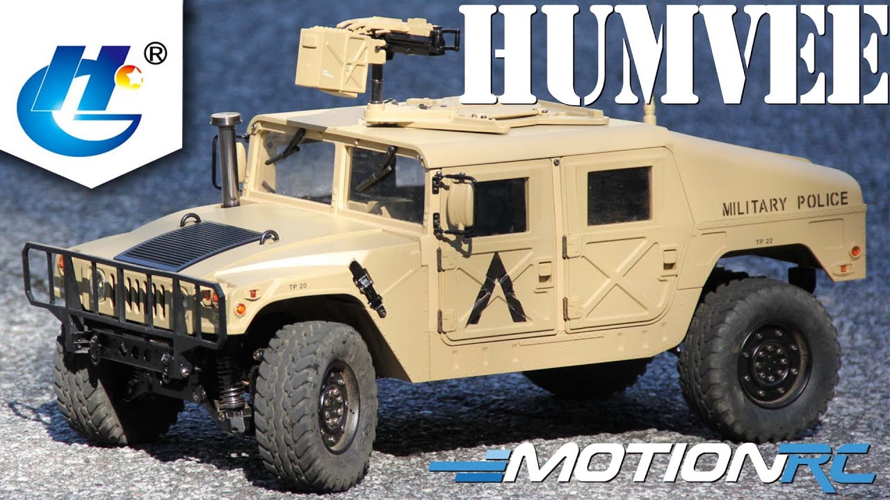 Heng Guan US HUMVEE 1/10 Scale 4x4 Tactical RC Truck | Motion RC