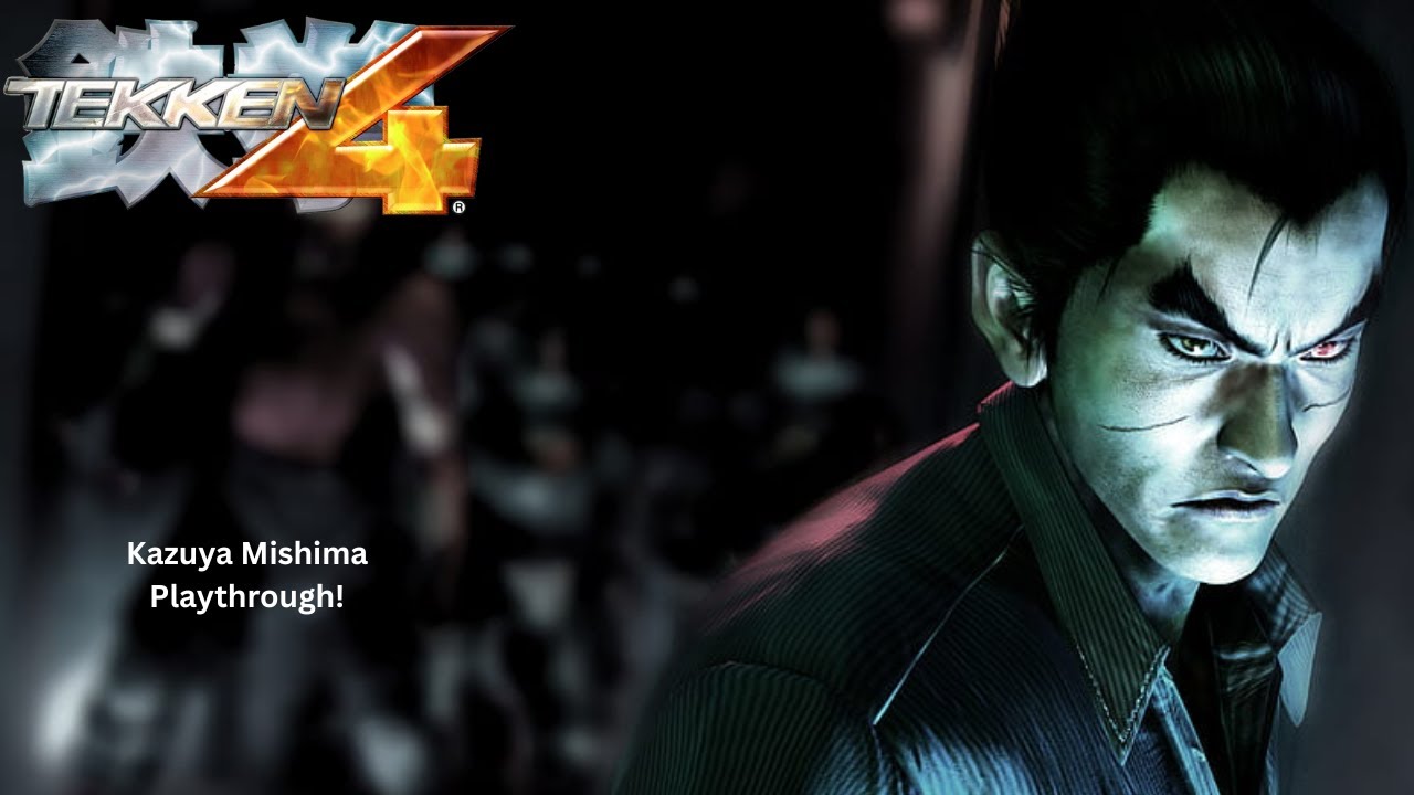 Tekken 4 PS2 Kazuya Mishima Playthrough