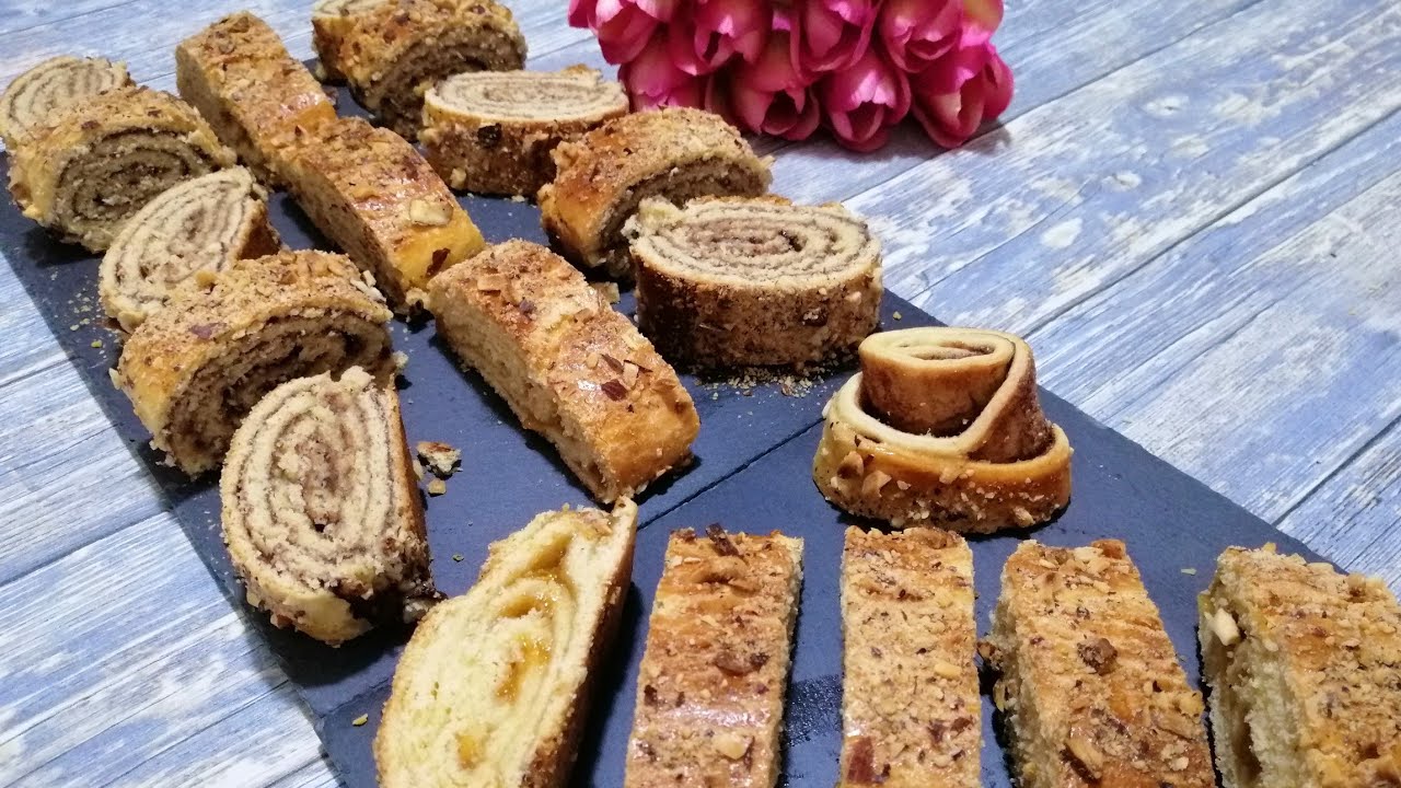 بسكويت رولي بالمعجون و النوتيلا 😋😋/ خبزة المعجون/ Biscuit Roulé à la confiture & Nutella