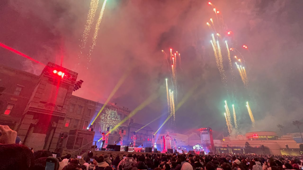 USJ ｶｳﾝﾄﾀﾞｳﾝ2023 カウントダウン・モーメント23:50+ ニューイヤー・セレブレーション・ショー 2023-1/1-0:05
