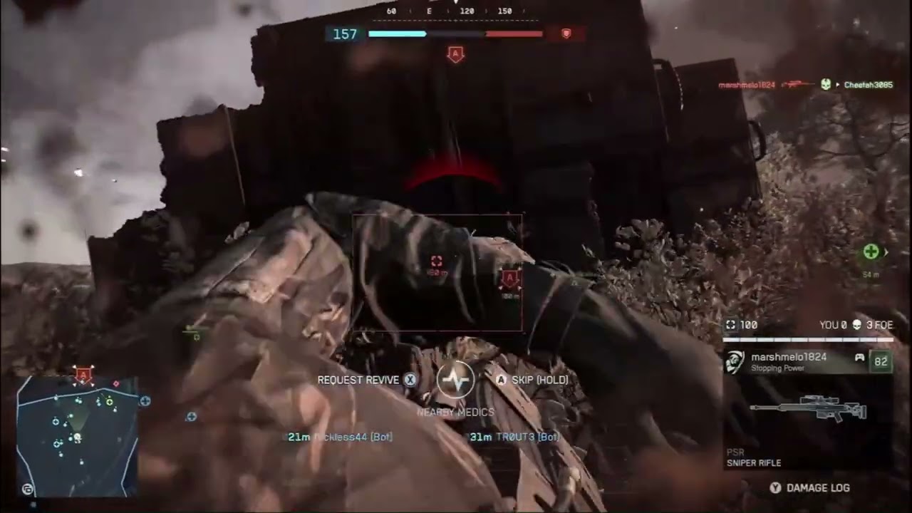 And they say I'm not a sniper