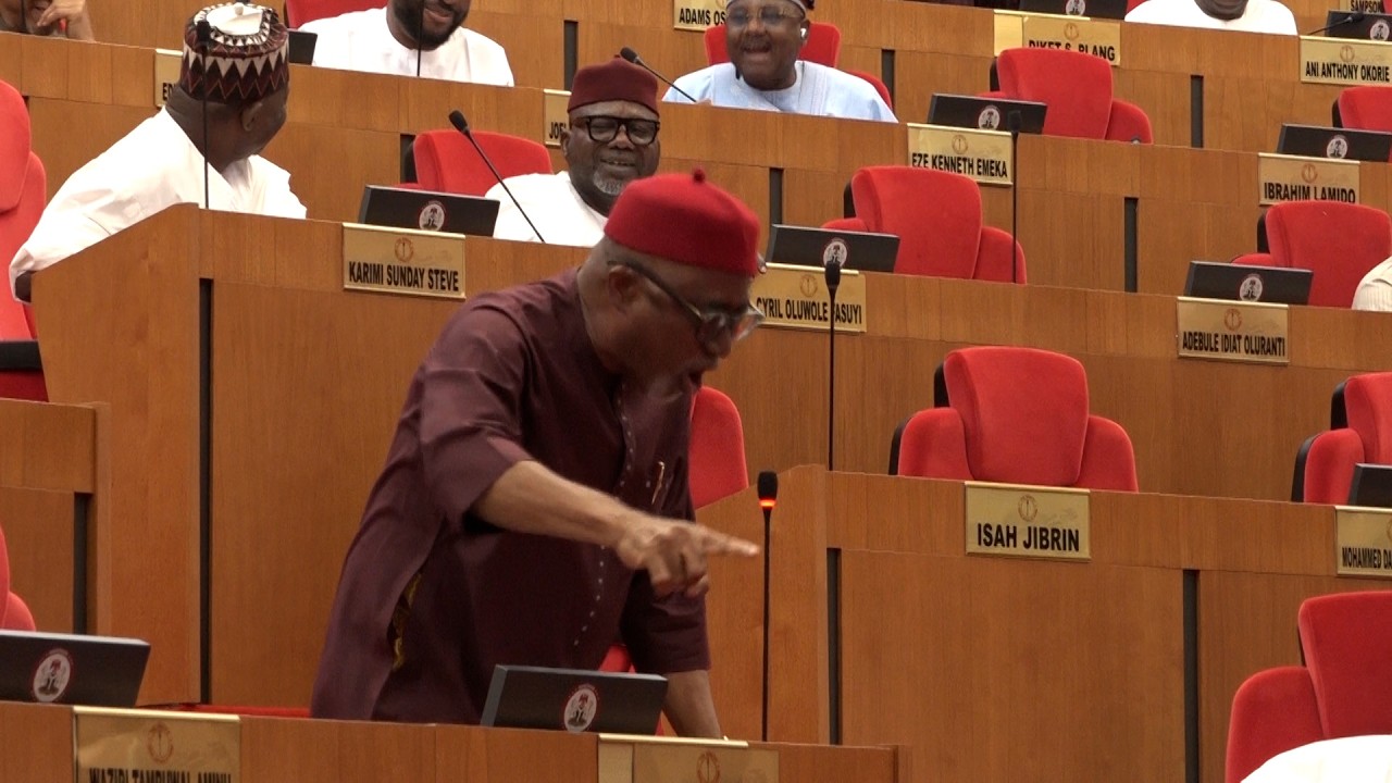 «Это Сенат, вы не сможете мной манипулировать», — Абарибе обрушился с критикой на Акпабио.