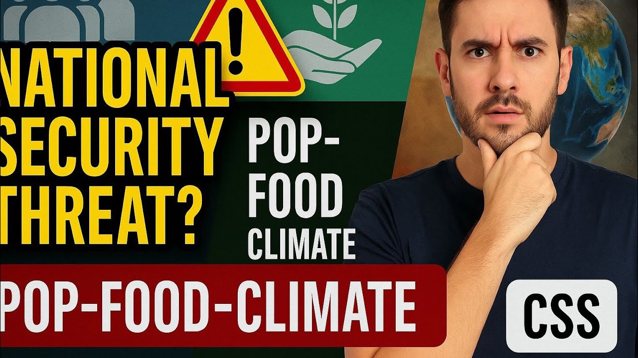 CSS 2026 Most Expected : Population–Food–Climate Nexus | National Security Threat Explained 