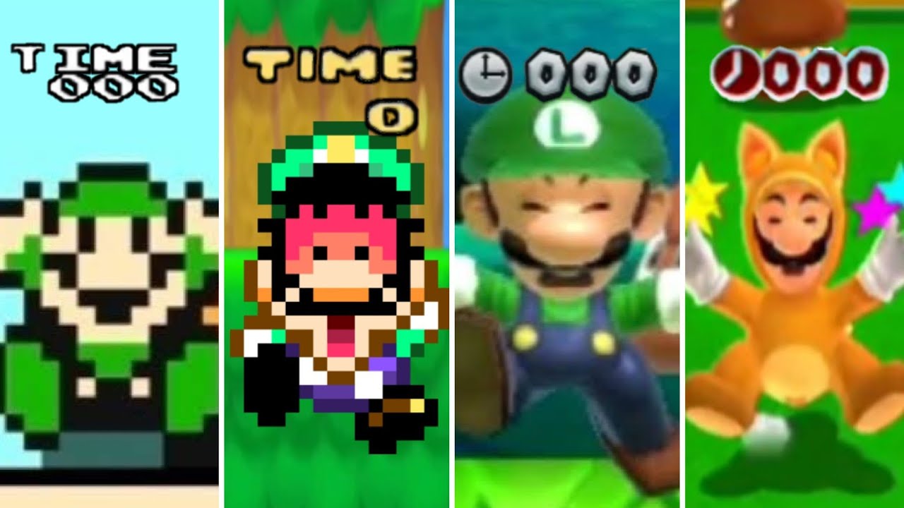 Evolution of Luigi Dying by TIME UP (1985-2022)
