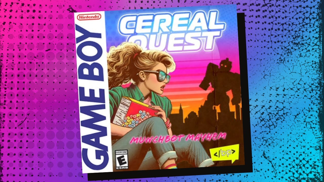 GB Studio: My Game Boy Game 100% playthrough of Cereal Quest!