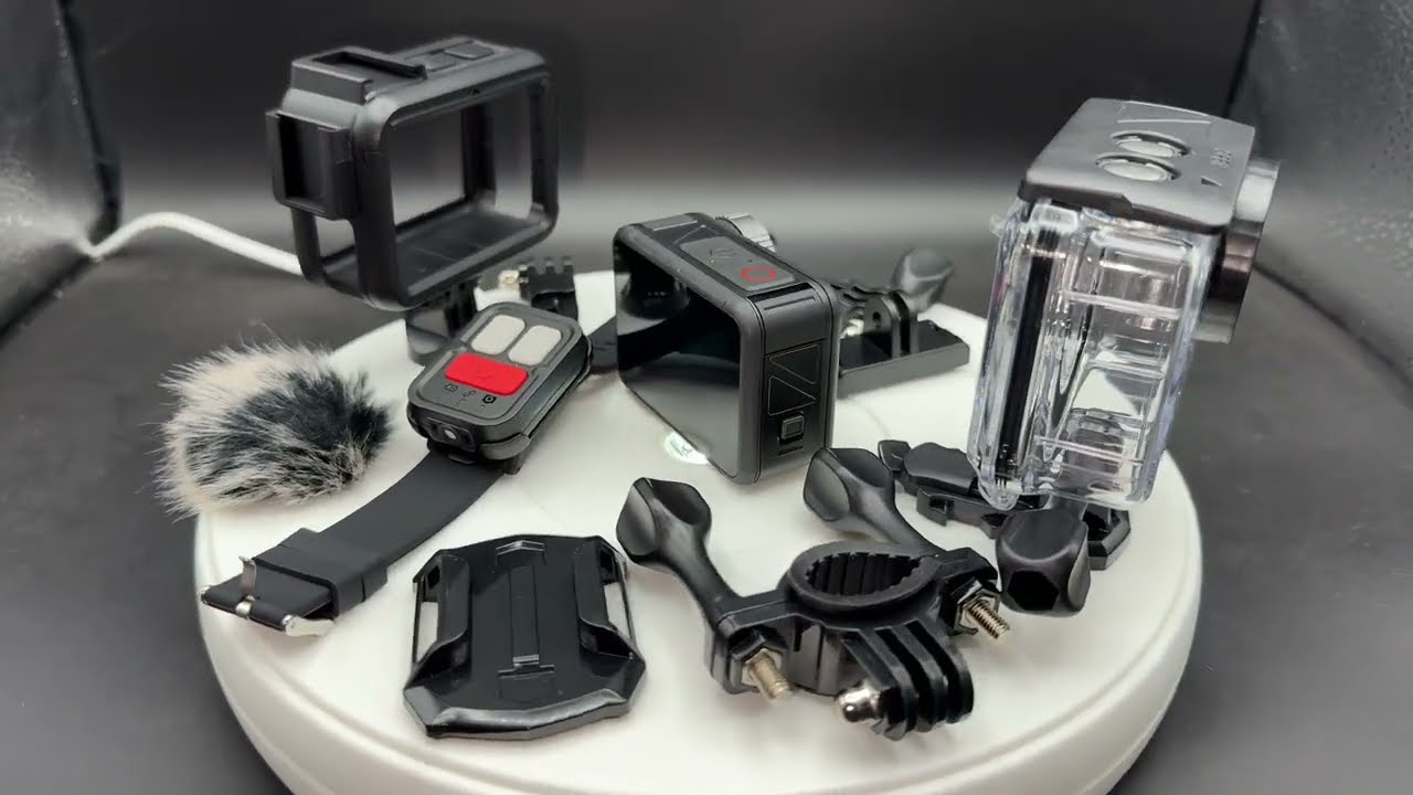 Hiicam Speed 60 Action Cam 4K60FPS 48MP WiFi Unterwasserkamera Bare Wasserdicht Unboxing & Anleitung
