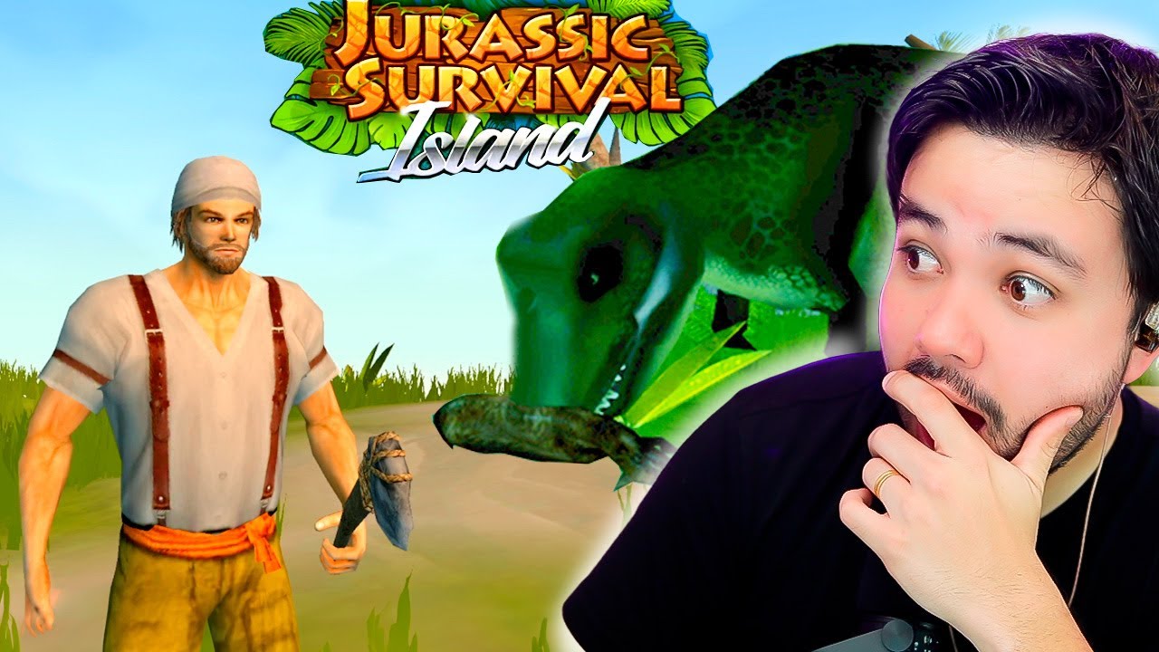 JURASSIC ISLAND SURVIVAL - Isso é um ARK de CELULAR ? Mobile