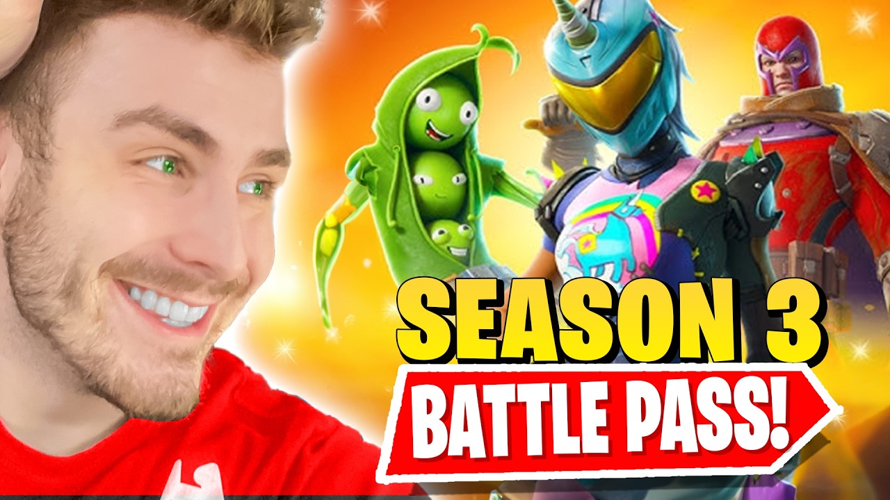 *NOV&Yacute;* Fortnite Chapter 5 Season 3 BATTLE PASS!!