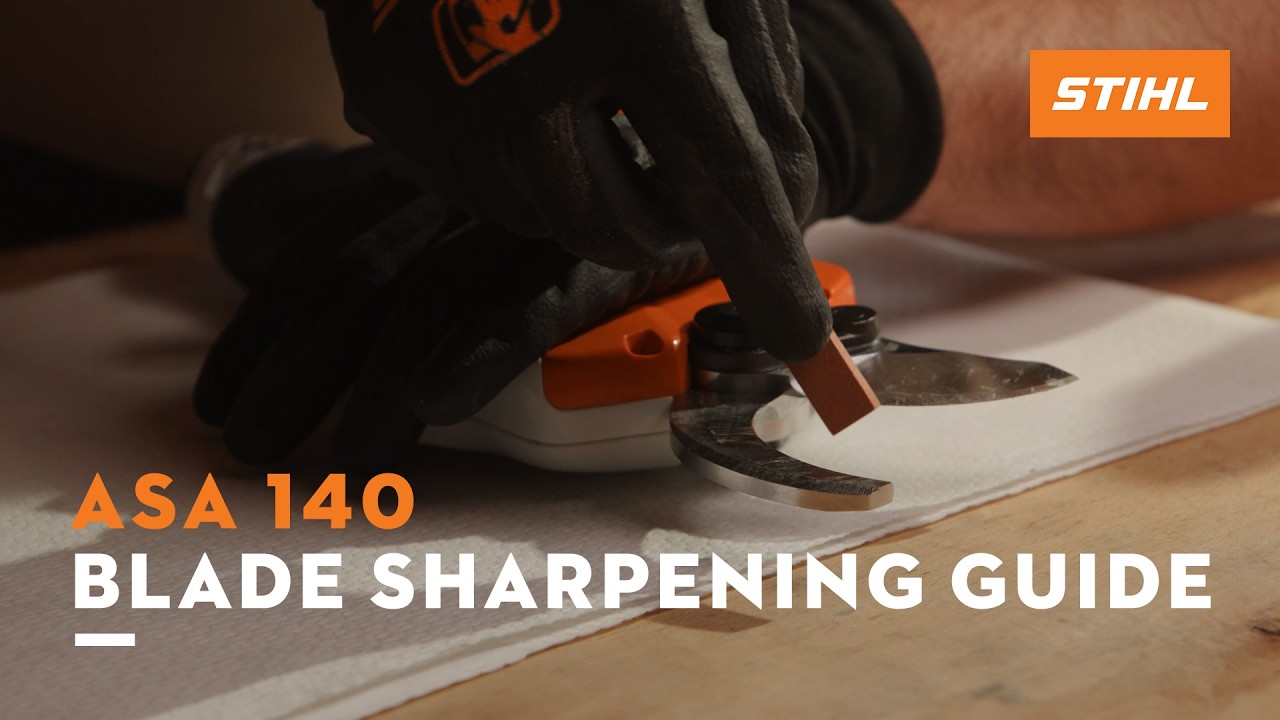 ASA 140: Руководство по заточке лезвий | STIHL