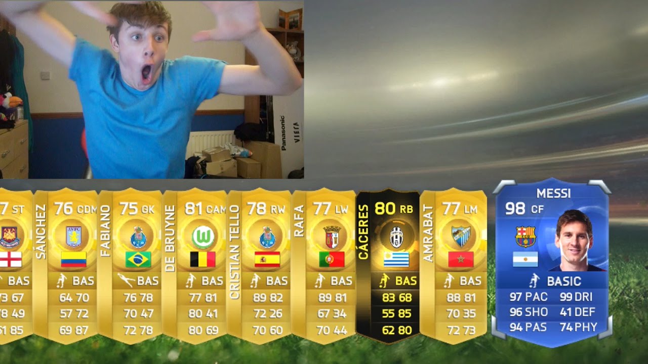 FIFA 15 - TOTY MESSI IN A PACK!!!!!!