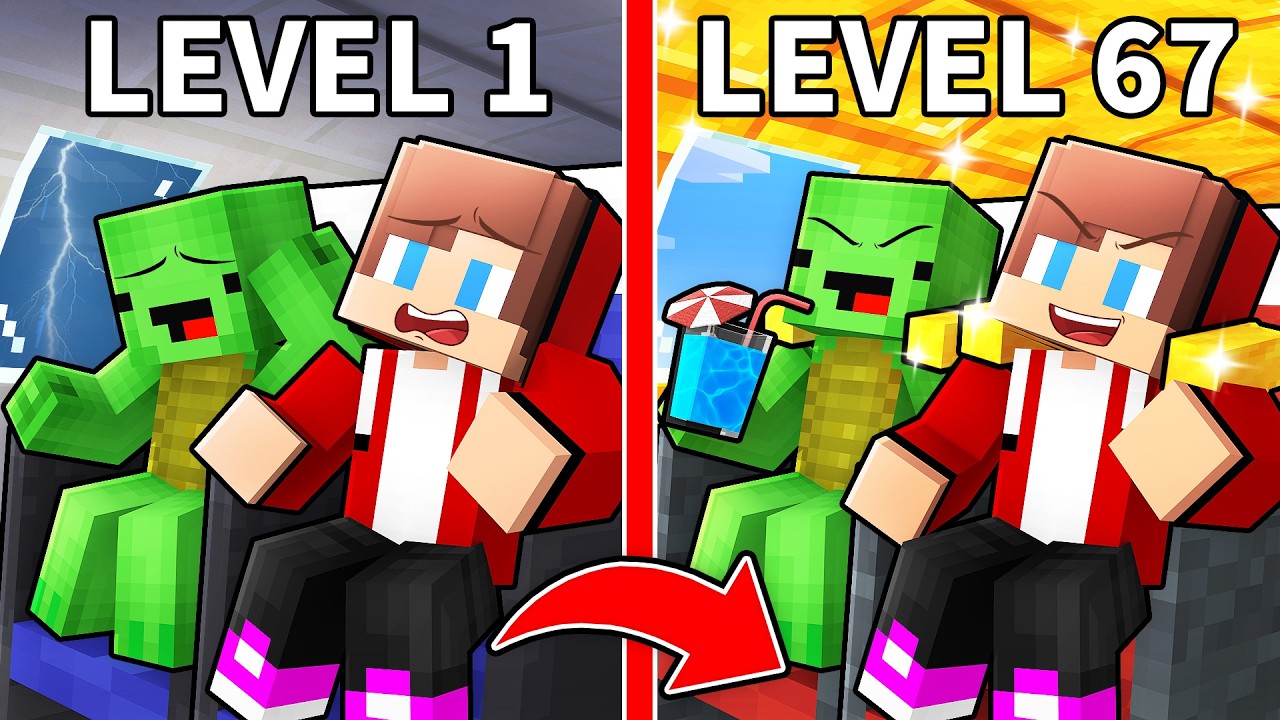 JJ and Mikey Tested All AIRPLANES in Minecraft - Maizen