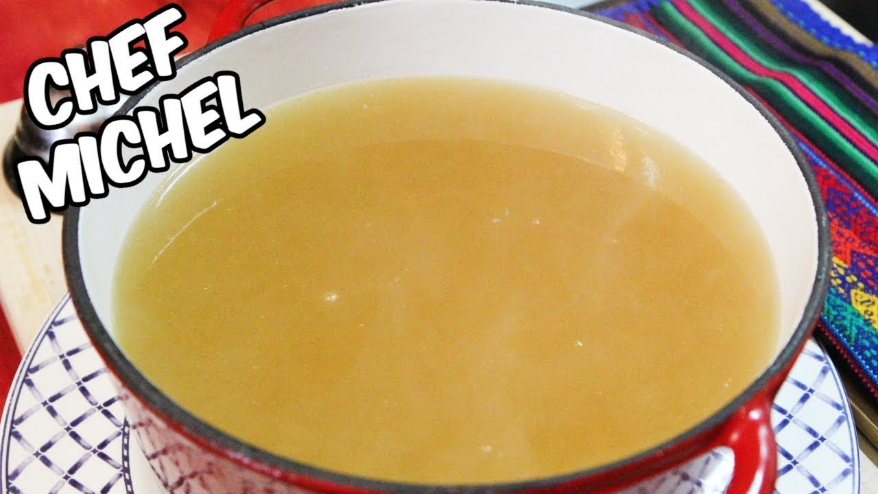 Bouillon de poulet maison