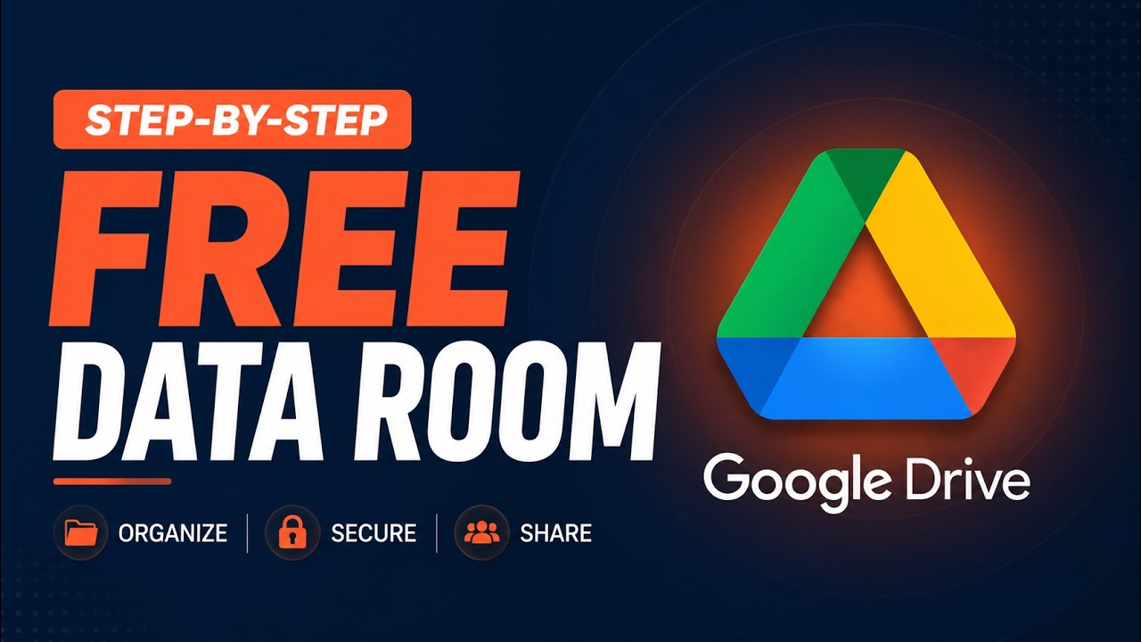 How to Create a Data Room in Google Drive (Without Orangedox) | Free Data Room for Startups