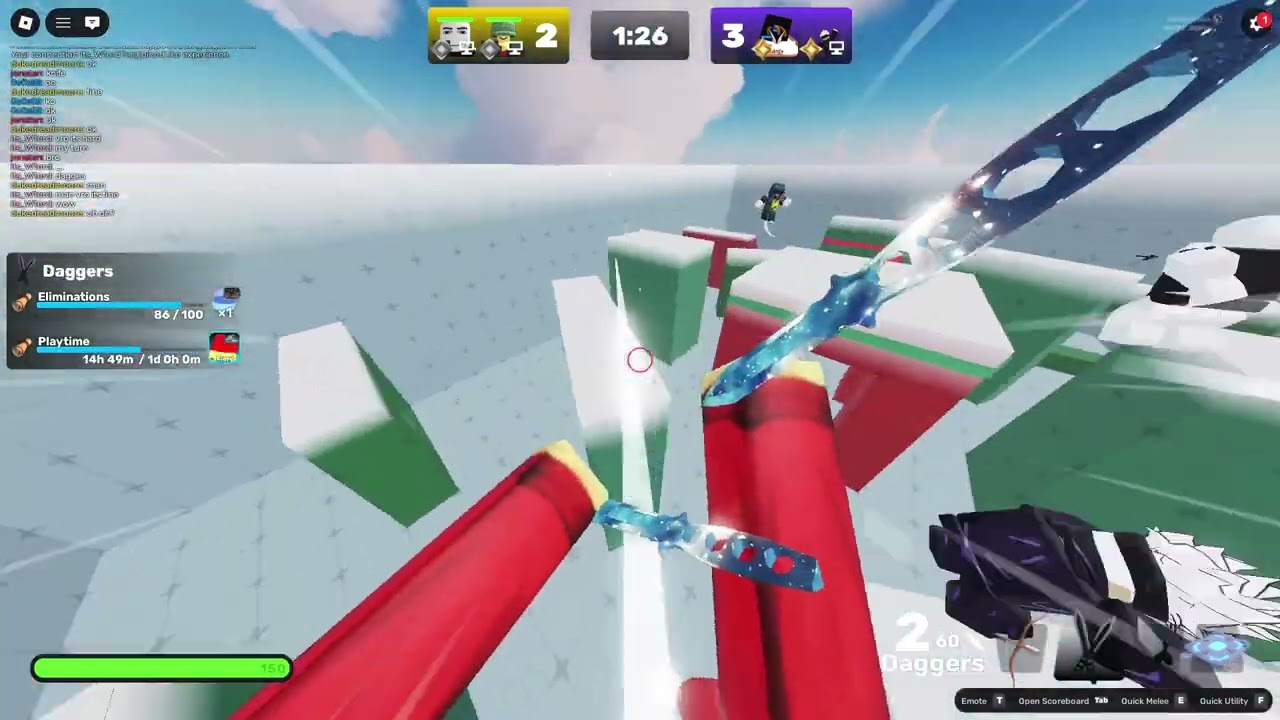 Intense Knife Fight! Who Wins? 🔥| Roblox Rivals 
