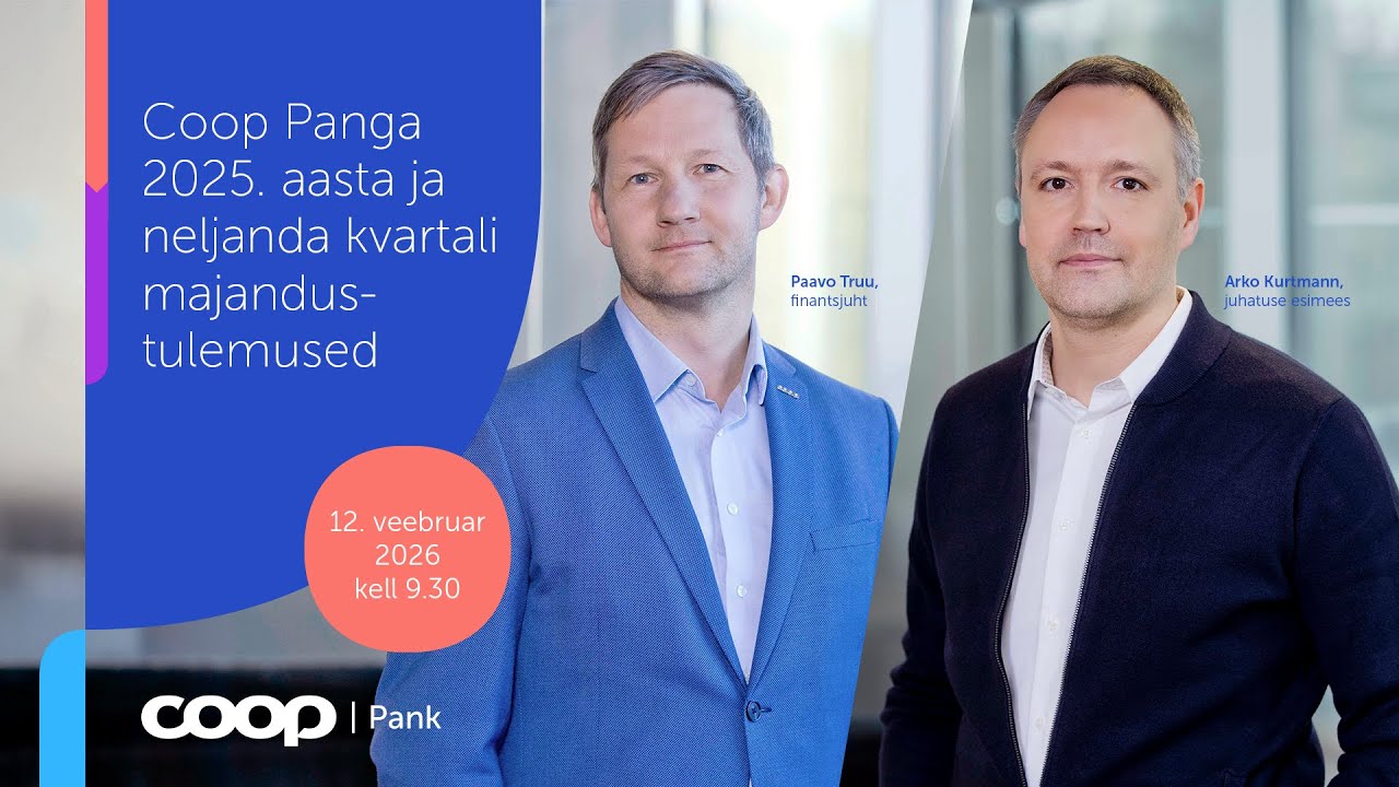 Coop Panga 2025. aasta ja IV kvartali majandustulemused