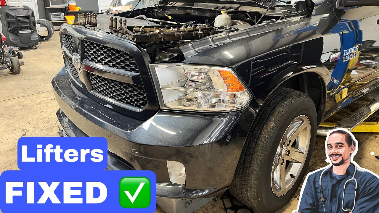 Подъемники повредили распредвал на этом Ram 1500 с двигателем Hemi 5.7 #hemi #lifters #dodgeram #...