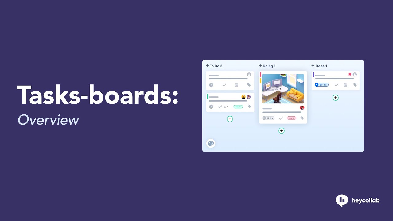 How To Use Task Boards In Heycollab