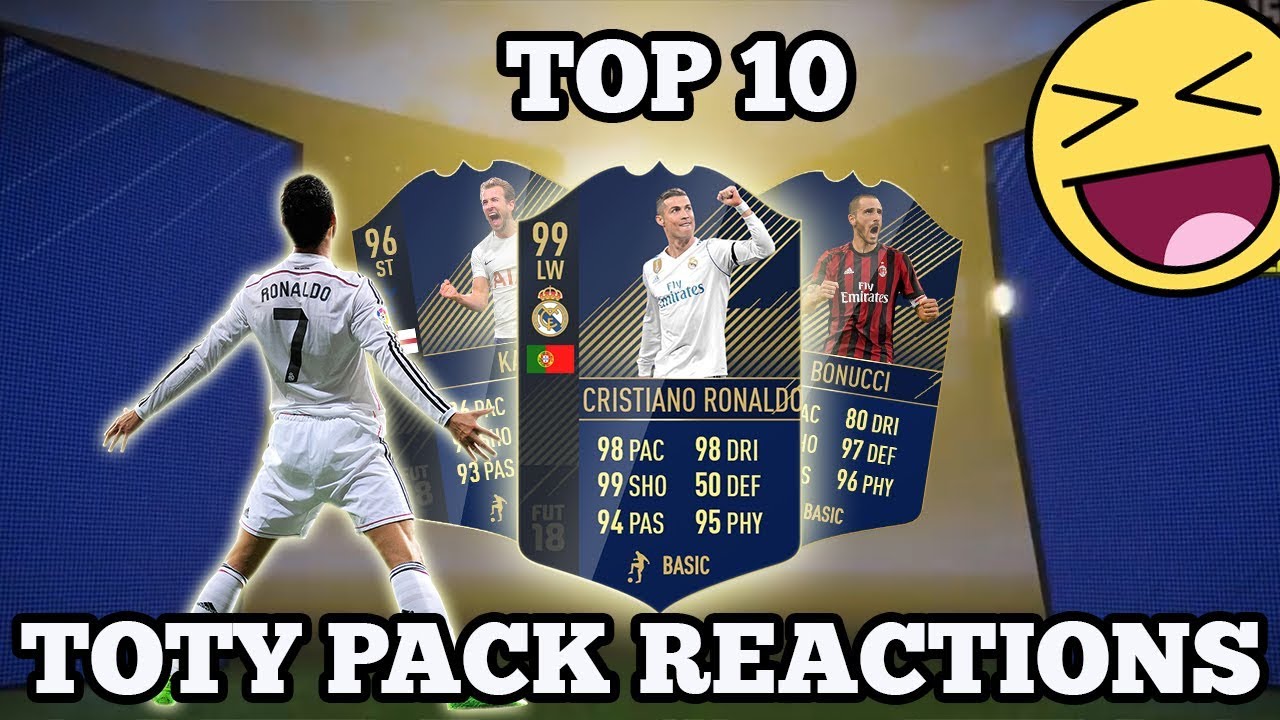 TOP 10 TOTY IN A PACK LIVE REACTIONS!! TOTY RONALDO IN A PACK!! TOTY IN EVERY PACK!! OMG!!!