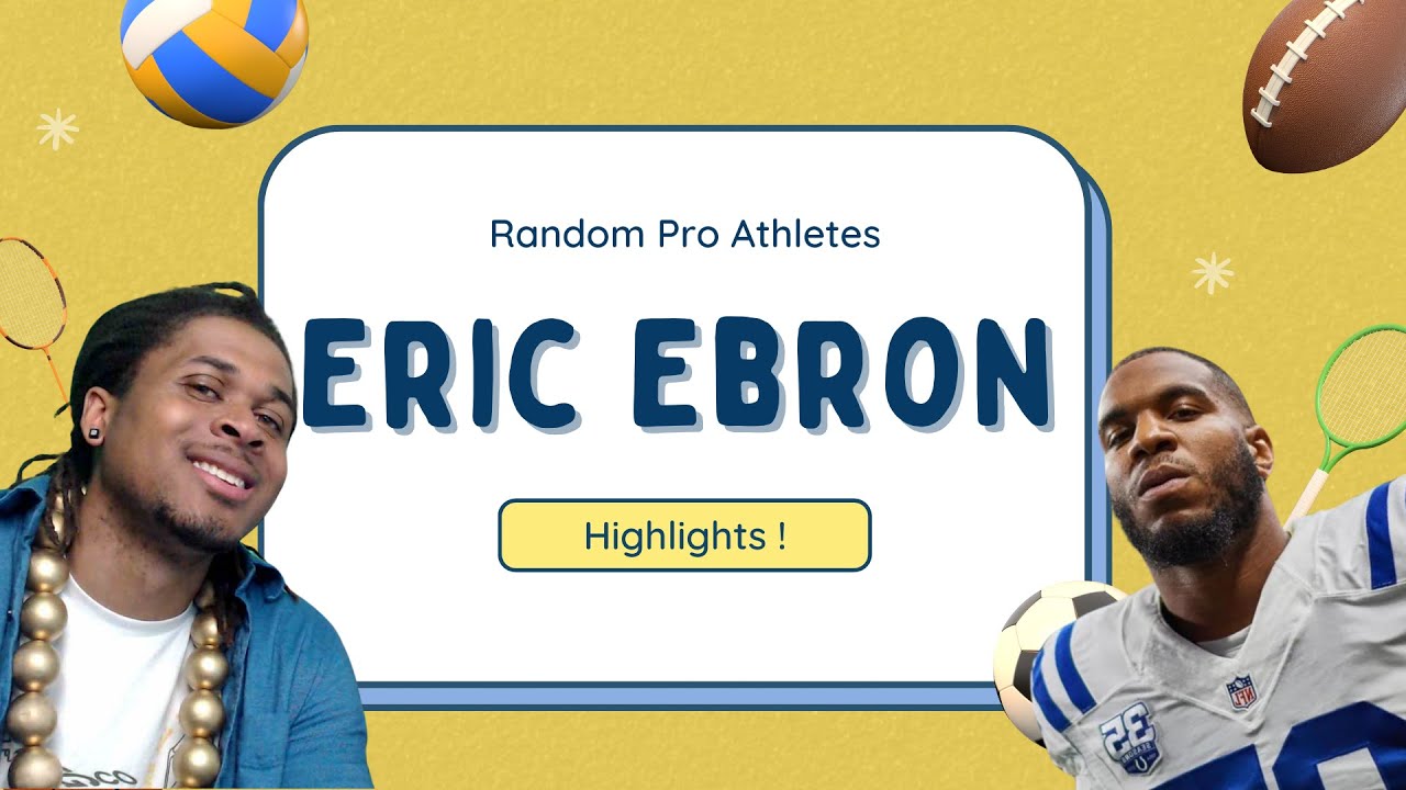 Random Pro Athletes: Eric Ebron Highlights