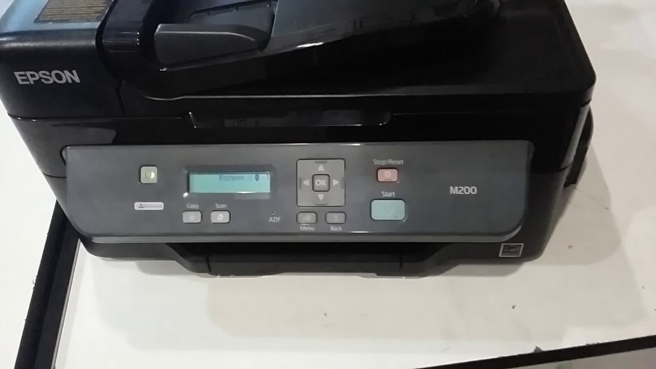 Epson M200 принтер не печатает самостоятельное обслуживание и ремонт