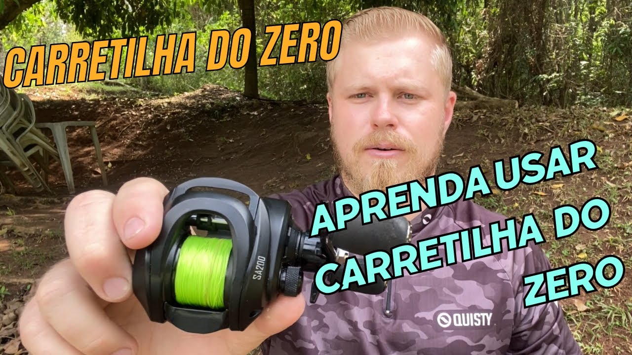 Carretilha do Zero - Aprenda a usar carretilha do zero