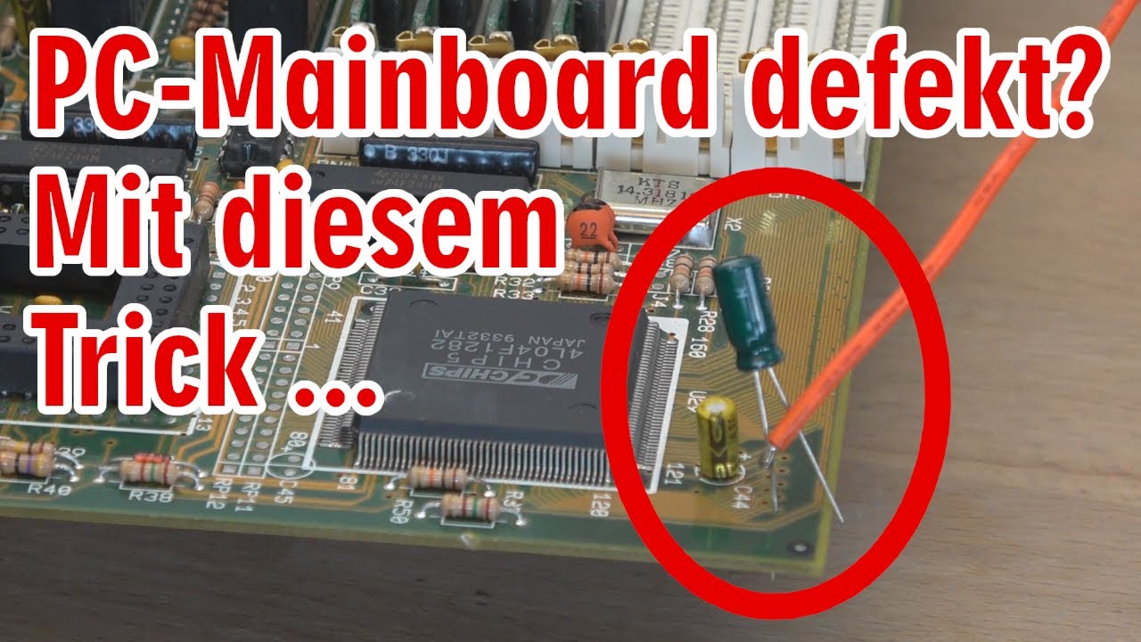 PC Mainboard defekt 😕️ Pins verbogen ▪️ Batterie ausgelaufen ▪️ Leiterbahnen reparieren